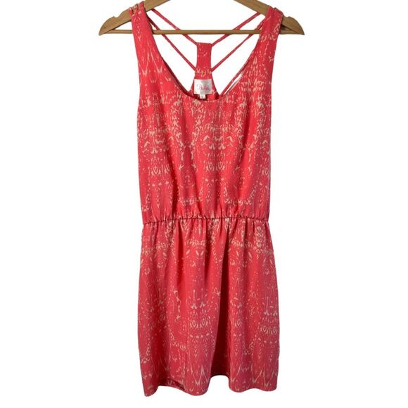 NWT Parker Silk Daria Dress in Pink Daiquiri Corsica Size Medium - Picture 1 of 11